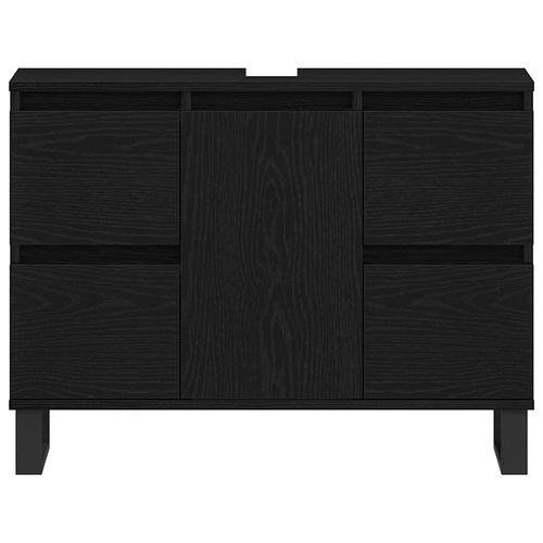 Szafka Łazienkowa z szufladą z półką Czarny dąb 80 x 33 x 60 cm na Arena.pl