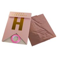 zestaw 8 urodziny baner balon osiem lat różowy