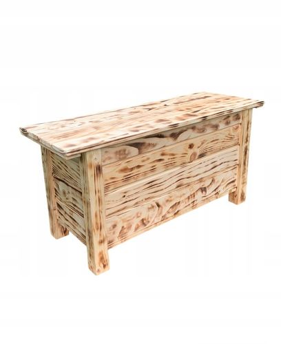 SKRZYNIA ŁAWKA OGRODOWA DREWNIANA 90cm lub 80cm Ławka, 2 Kolory, producent na Arena.pl