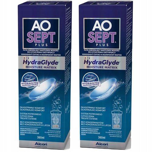AOSEPT PLUS HYDRAGLYDE 2x360ml na Arena.pl