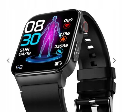 SMARTWATCH Z FUNKCJĄ POMIARU CUKRU GLUKOZA TK12 CIŚNIENIE MENU Polski WATCH na Arena.pl