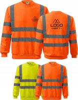 BLUZA ROBOCZA ODBLASKOWA z własnym HAFTEM NADRUK