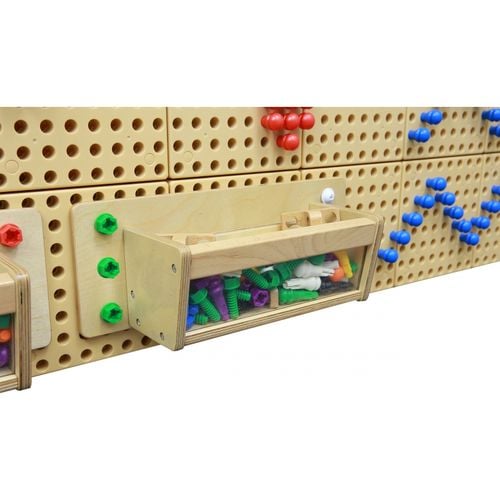 MASTERKIDZ Pojemnik Na Akcesoria Przezroczysta Ścianka - Tablica Naukowo-Edukacyjna STEM na Arena.pl