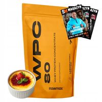 nowmax WPC 80 WHEY PROTEIN 700 g BIAŁKO SERWATKA ODŻYWKA BIAŁKOWA MASA SIŁA