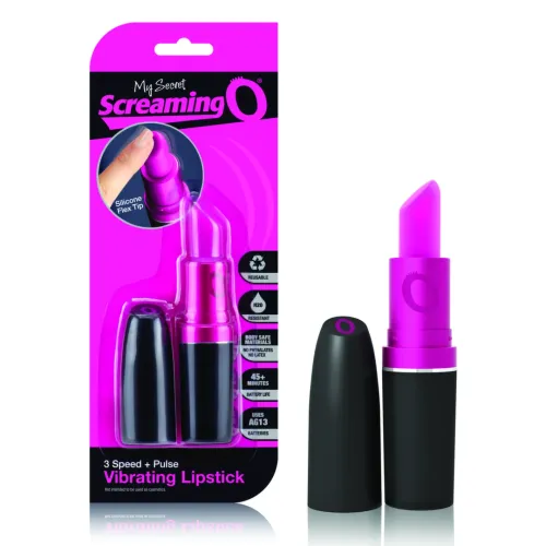 the screaming o vibrating lipstick mini urządzenie masujące, silikon sebs na Arena.pl