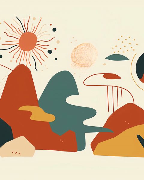 Plakat 40x50cm Kosmos Barw zdjęcie 1