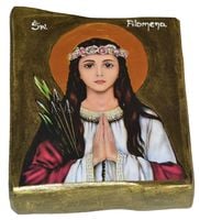Ikona Święta Filomena patronka biznesmenów ludzi interesu zakonników misji