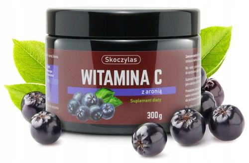 SKOCZYLAS WITAMINA C z ARONIĄ w proszku 300g na Arena.pl