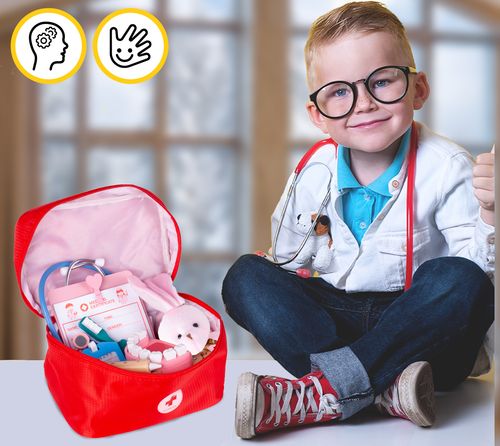 Drewniany Zestaw Małego Lekarza Dentysty W Walizce na Arena.pl