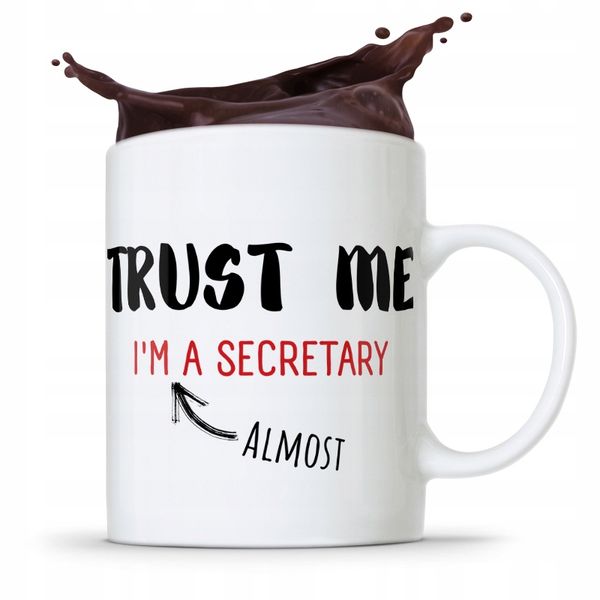 Kubek Prezent Dla Sekretarki Tryst Me Z Nadrukiem Ze Zdjęciem zdjęcie 1