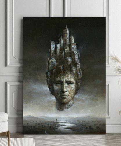 Plakat obraz portret miasto 21x29,7 cm A4 na Arena.pl