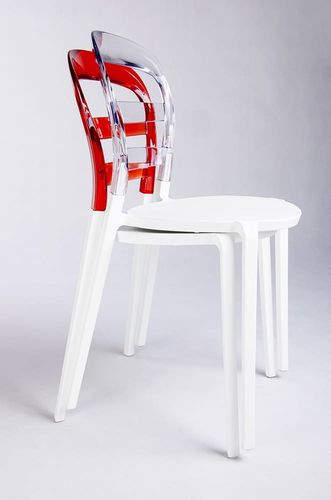 Krzesło CARMEN transparentne na Arena.pl