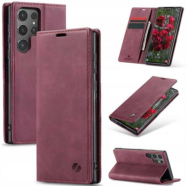 Spacecase Wallet Galaxy S24 Ultra Red zdjęcie 4