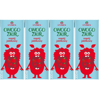Cymes Owocozaur Napój o smaku jabłkowym 200 ml x 4 sztuk