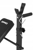 Ławka Treningowa Prosta Ławeczka do ćwiczeń + Stojaki Regulowane 2w1 Zipro