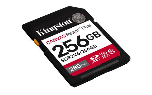 Karta SD Kingston 256GB SDXC Canvas React Plus UHS-II V60 4K na Arena.pl