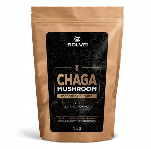 Chaga Błyskoporek podkorowy 100G SOLVE LABS na Arena.pl
