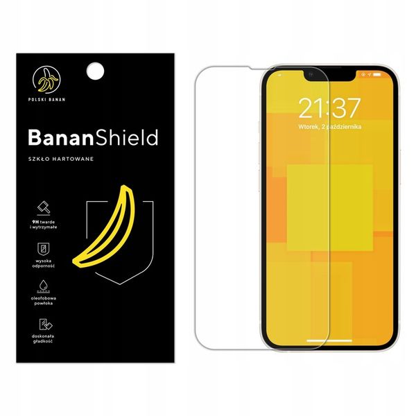 Szkło hartowane 9H BananShield do Apple iPhone 13 zdjęcie 2