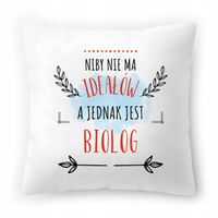 Poduszka Dla Biologa Na Urodziny Imieniny Prezent Z Nadrukiem Ze Zdjęciem