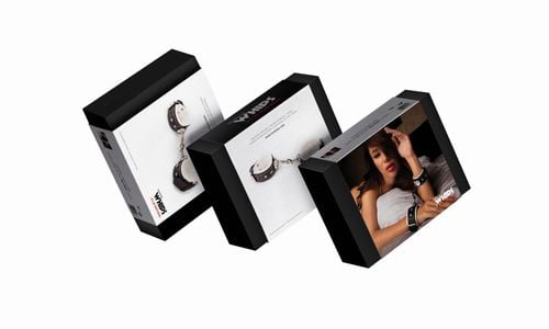 kajdanki- kajdanki damskie, z karabińczykami, białe na Arena.pl