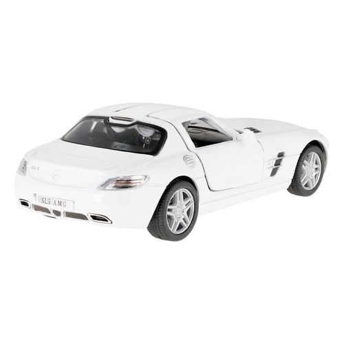 Model 1:36, Mercedes-Benz SLS AMG, biały na Arena.pl