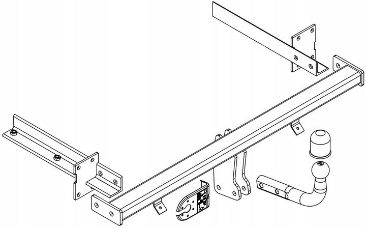 Hak holowniczy+MODUL 7pin FORD Mondeo MK4 2007--> zdjęcie 1
