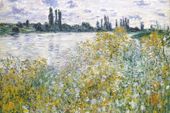 Plakat 91,5x61cm Île aux Fleurs near Vétheuil, Monet Vintage