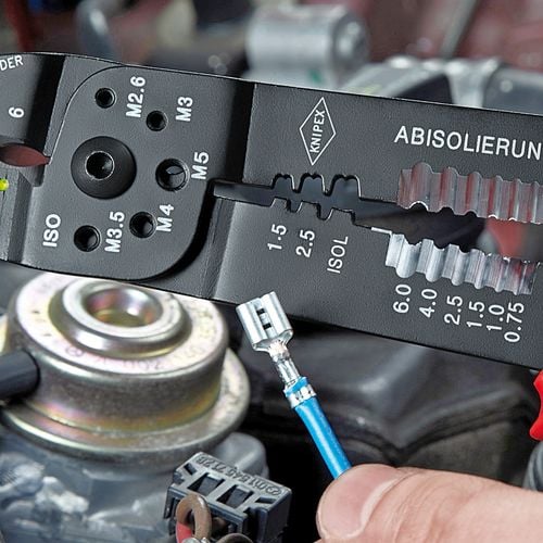 szczypce do zagniatania złączek kablowych 1,5-6,0 mm - kn 97 22 240 na Arena.pl