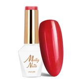 Lakier hybrydowy LED/UV Gel Polish MollyNails Hearts & Kisses Nr 197 8g
