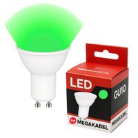 Żarówka GU10 LED ZIELONA BARWA 230V 3W 350lm 38° CY-29 GRE MEGAKABEL