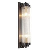 Kinkiet kryształowy Ionic CGIONIC-BLACK-PEARL1 COPEL kolumna perłowa czarna