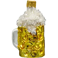 Bombka choinkowa szklana: Piwko w kuflu