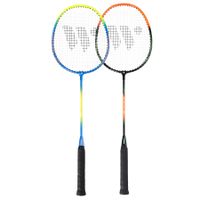 Zestaw rakiet badmintonowych precyzyjny z lotkami WISH ALUMTEC 55K