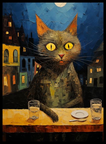 Plakat 40x55cm Nocny Obserwator zdjęcie 2