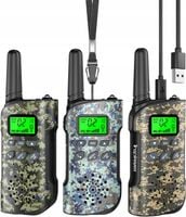 Walkie talkie dla dzieci Inspireyes czarny