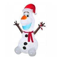 Bałwan Dmuchany 190cm XXL Projektor LED Kompresor Dekoracja Świąteczna