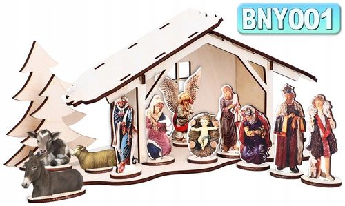 Szopka BOŻONARODZENIOWA 3D STAJENKA na Arena.pl