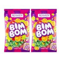 zestaw 2x Cukierki Bim Bom Roshen landrynki z nadzieniem owocowym 1 kg