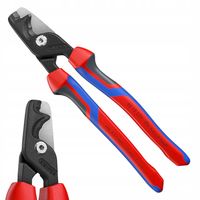 KNIPEX Nożyce StepCut XL Do Cięcia Kabli Przewodów Szczypce Tnące 225 mm
