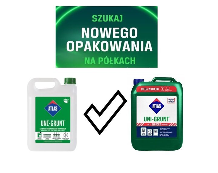 ATLAS UNI-GRUNT 5L Szybkoschnąca Emulsja Grunt zdjęcie 2
