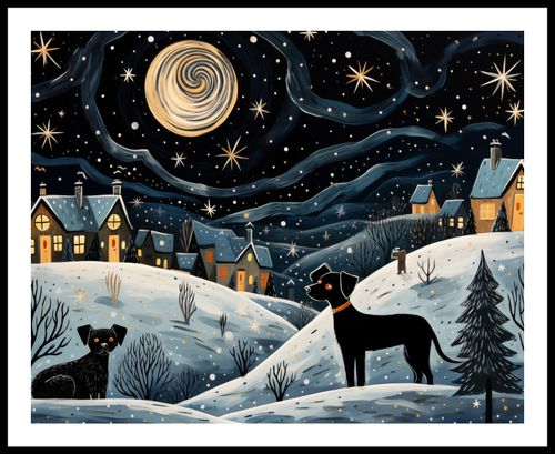 Plakat 76x60,5cm Nocny Psi Patrol na Arena.pl