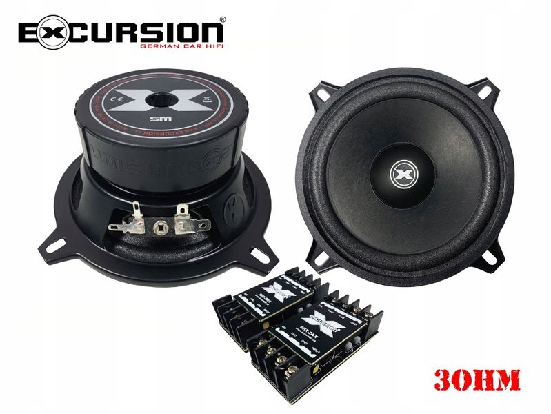 Głośniki Excursion 13cm 2 drożne 3 ohm 200W zdjęcie 5