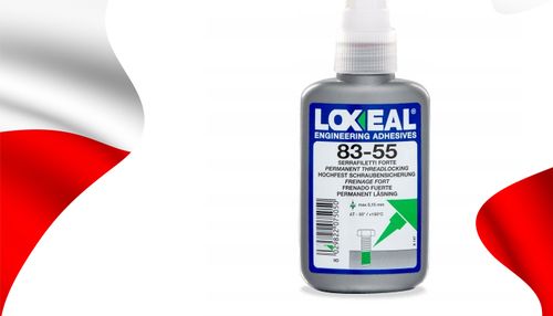 KLEJ DO GWINTÓW MOCNY LOXEAL 83-55 WYSOKA WYTRZYMAŁOŚĆ 50 ml na Arena.pl