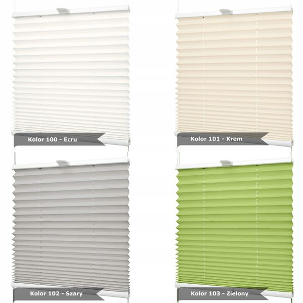Plisa, Roleta Plisowana 70x150 18 Kolorów zdjęcie 9