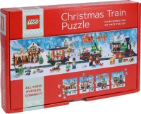 Puzzle LEGO: Świąteczny pociąg (400 el.) – Chronicle Books