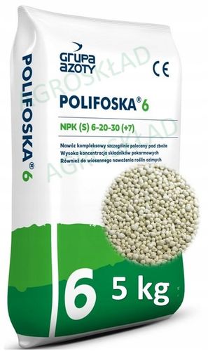 Polifoska 6, opakowanie 5KG, nawóz, nawoz Polifoska 6 5 kg na Arena.pl