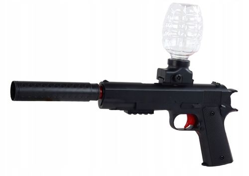 PISTOLET AUTOMATYCZNY NA KULKI ŻELOWE WODNE AKUMULATOR BEZPIECZNY ZESTAW na Arena.pl