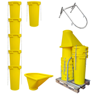 Zestaw zsyp do gruzu budowlany mocny 8,5m