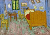 The Bedroom, Vincent Van Gogh - plakat 91,5x61 cm