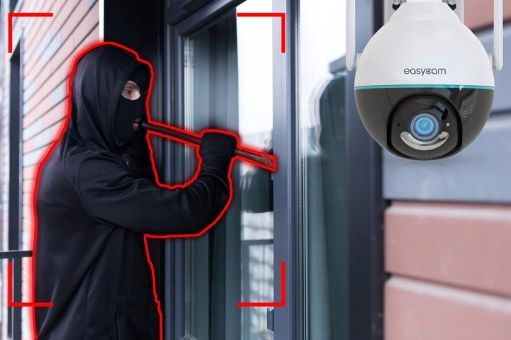 Kamera IP EasyCam obrotowa zewnętrzna Tuya 3MPx zdjęcie 11